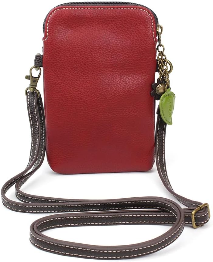 CHALA Bird Collection Cell Phone Crossbody Purse-Women PU Leather/Canvas Multicolor Handbag with Adjustable Strap - Image 4