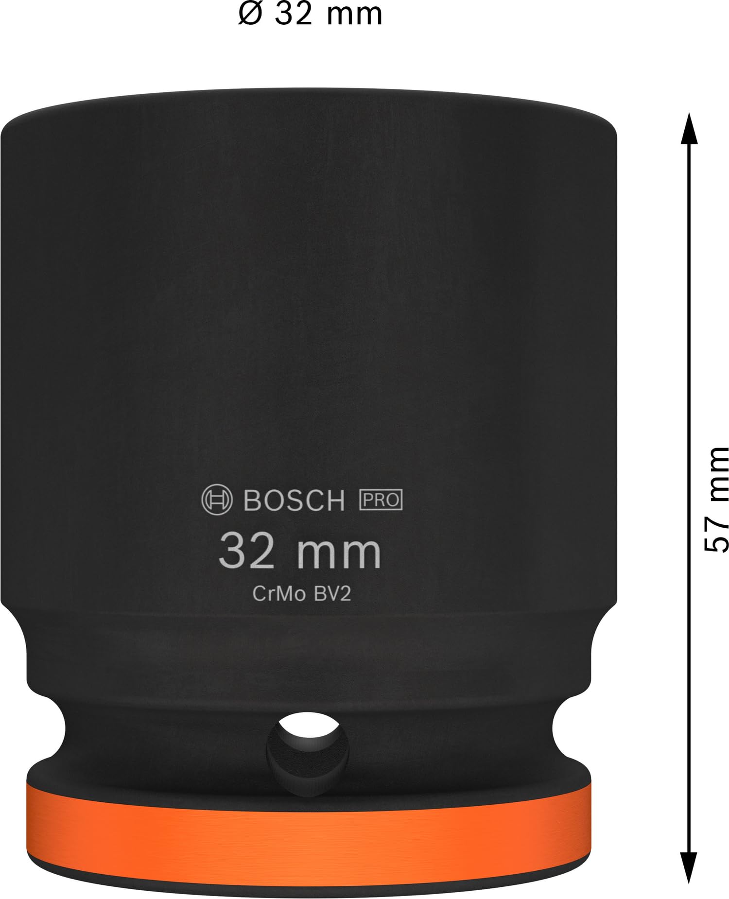 Bosch 1x Douille PRO Impact (20,5 x 44 mm, Professional Accessoire Perceuses et visseuses)