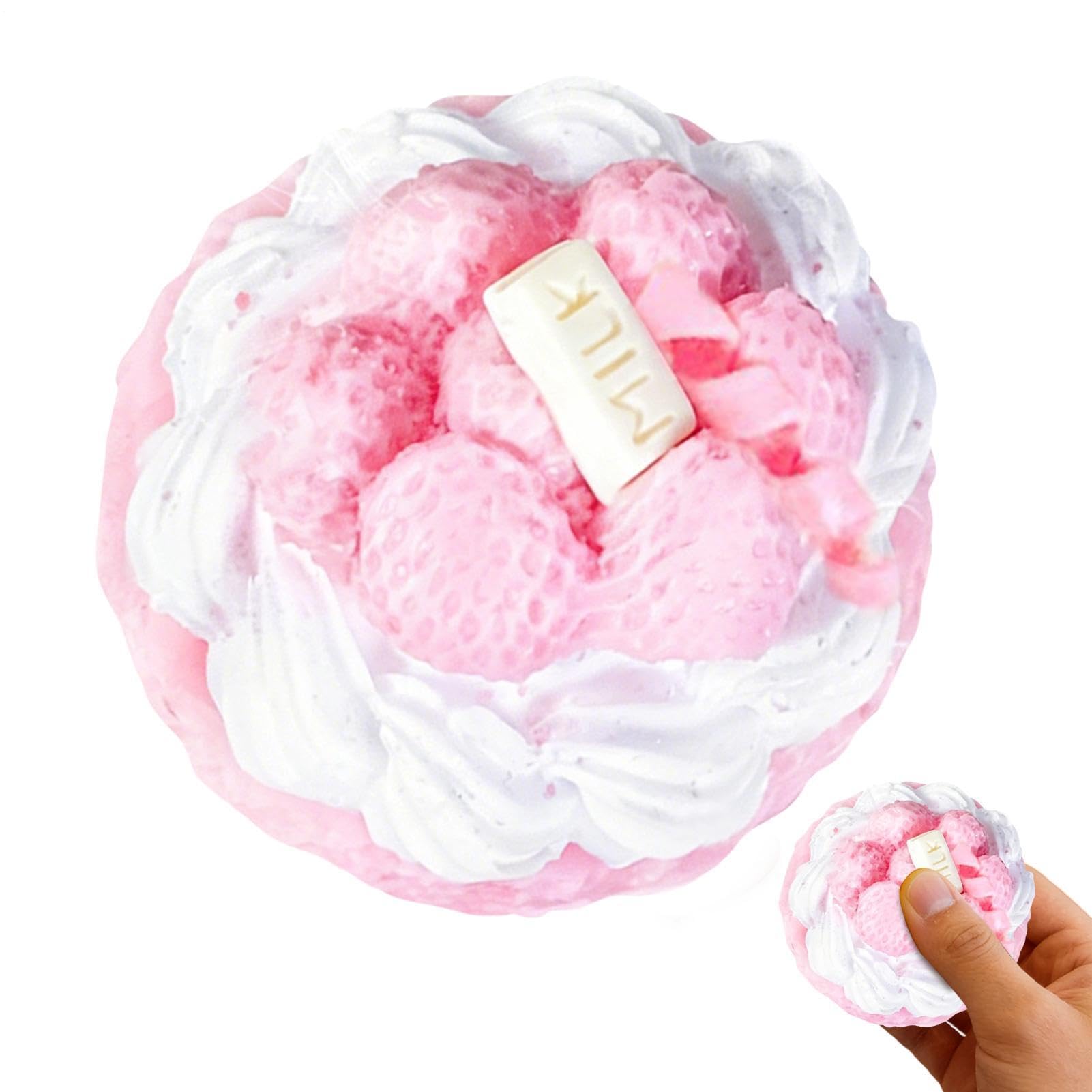 Cake Squeeze, Cake Click Stress Relief Clicker, Squeeze Dessert Stress Ball