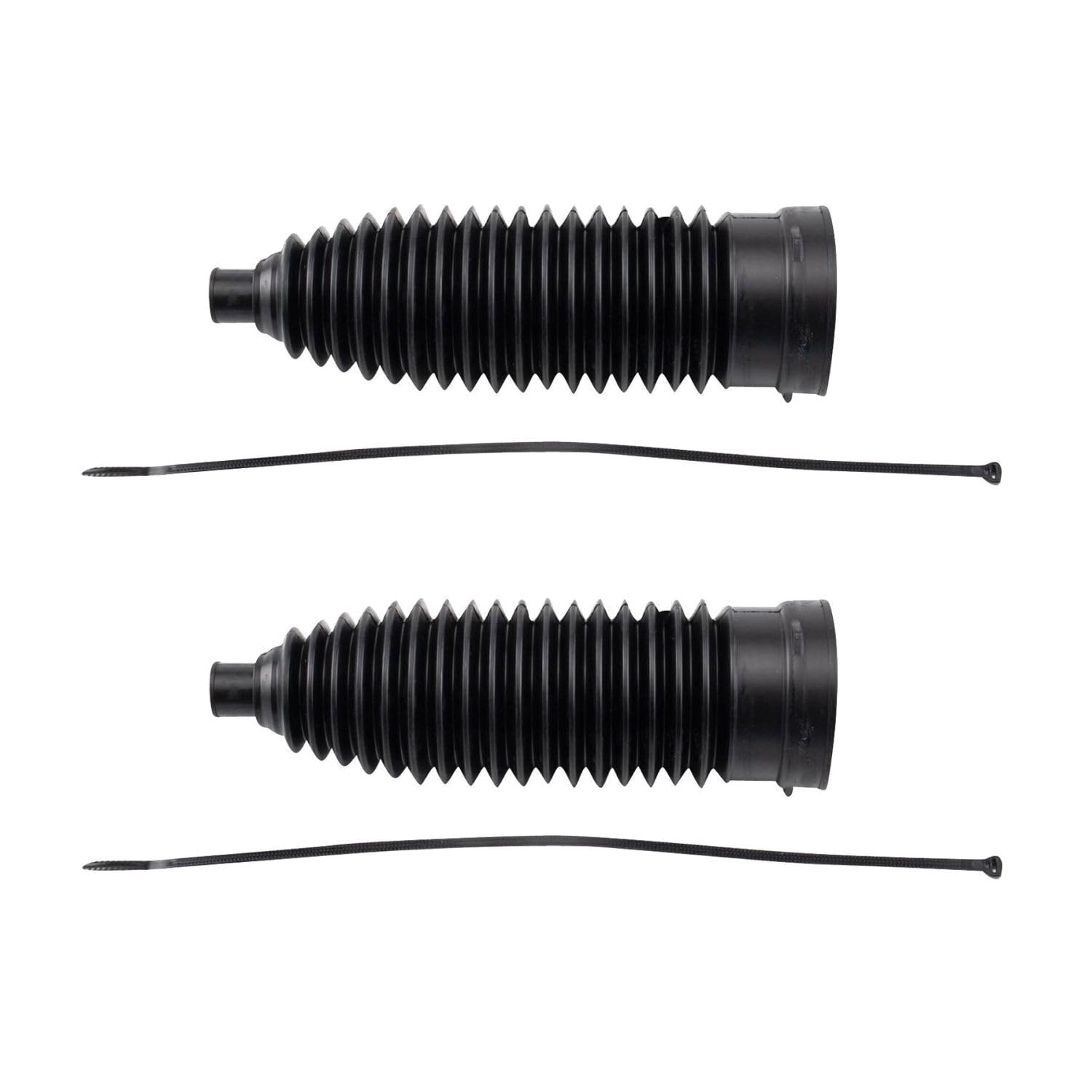 OHGGYQO Front Steering Bellow 2pcs Set Rack&Pinion Bellows-Type for Buick for Lacrosse 13-16 for Regal 14-17,for Cadillac for XTS 14-17,for Chevy for Impala 14-18,for Ford for Escape 09-12