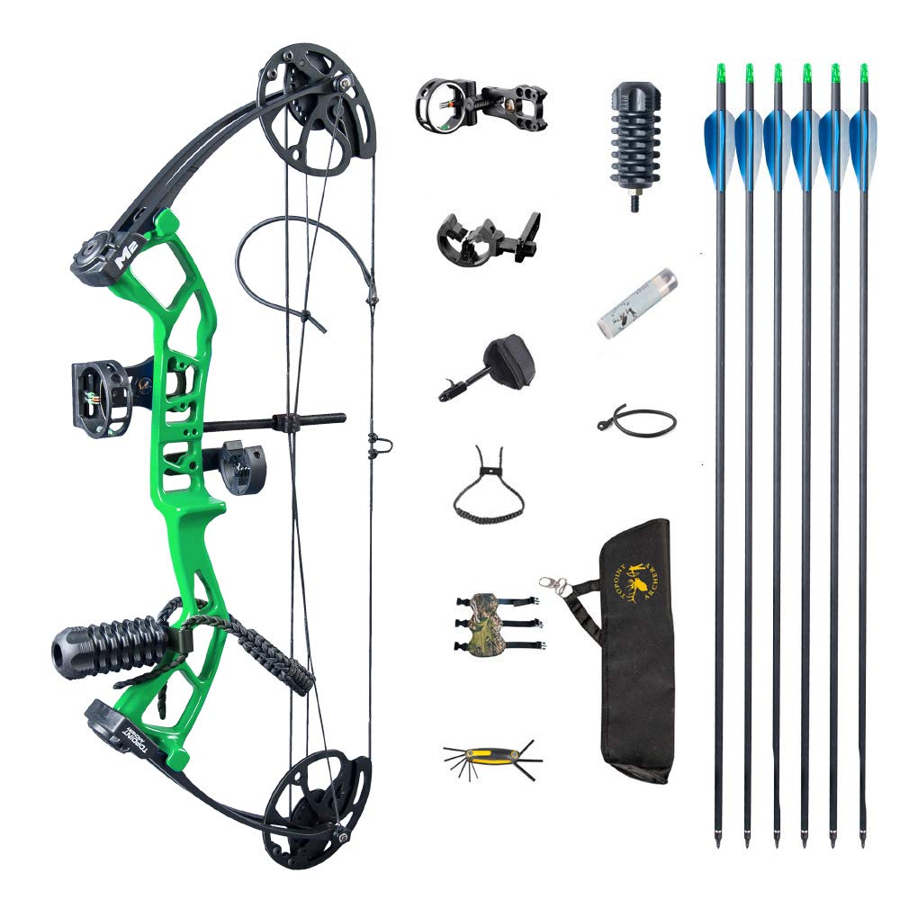 Arc Composé SHARROW M106 40-60 Lbs - Kit Chasse Réglable Droitier/gaucher
