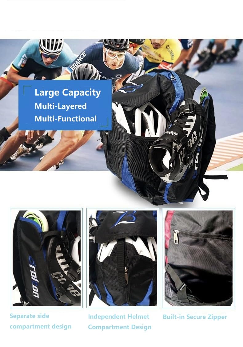Pattini Inline Skate Zaino ZBH1985 per Viaggio Scuola