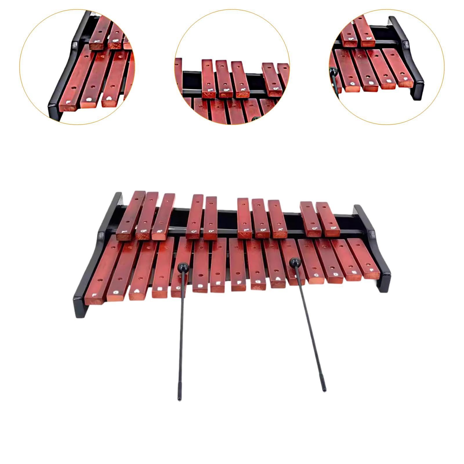 Amazon | Tachiuwa 卓上木琴 25音 木製木琴セット コンパクト