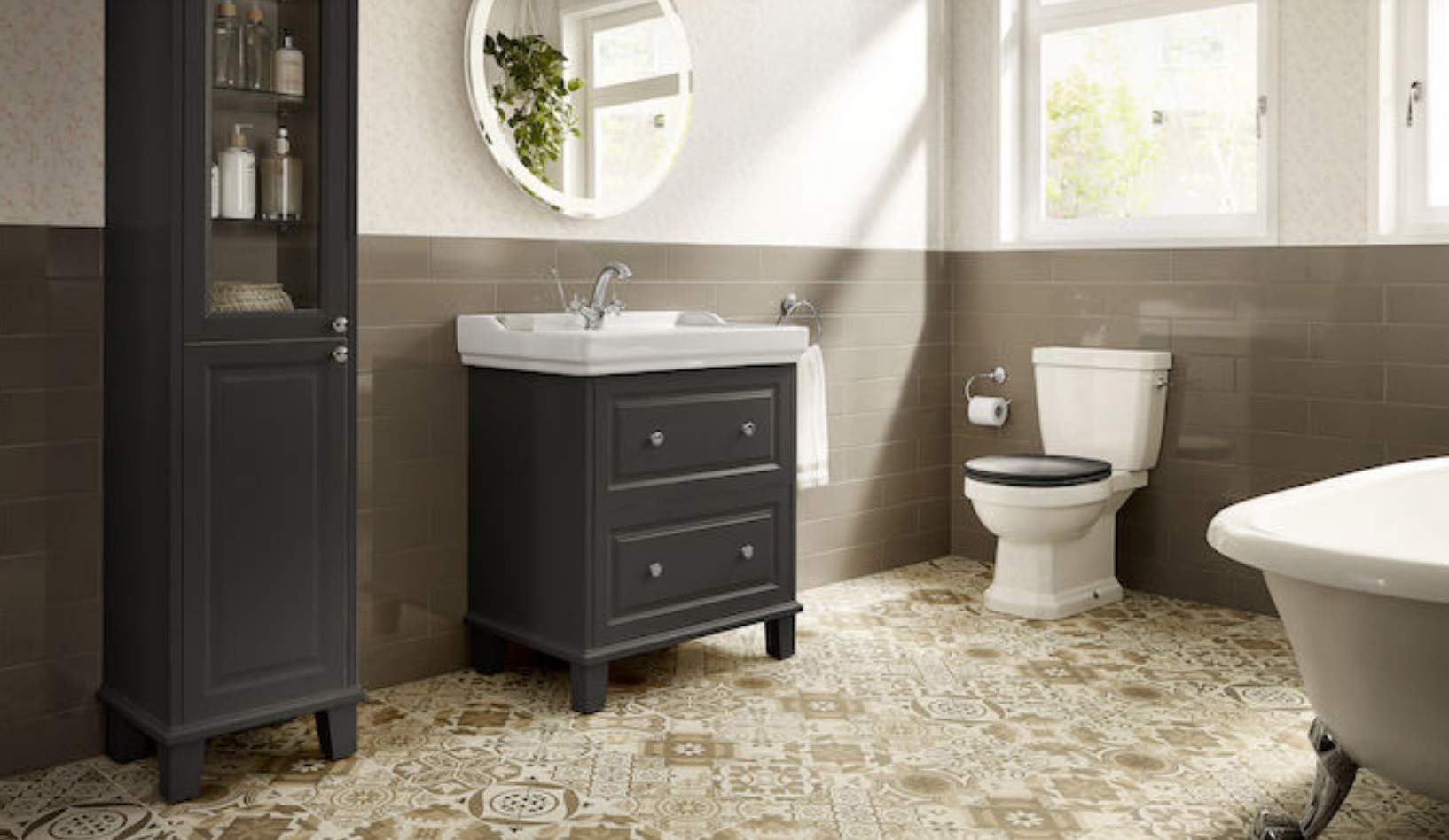 SUPRALIT Toilet Lid and Seat with Cushioned Drop, Dark Grey - Image 3