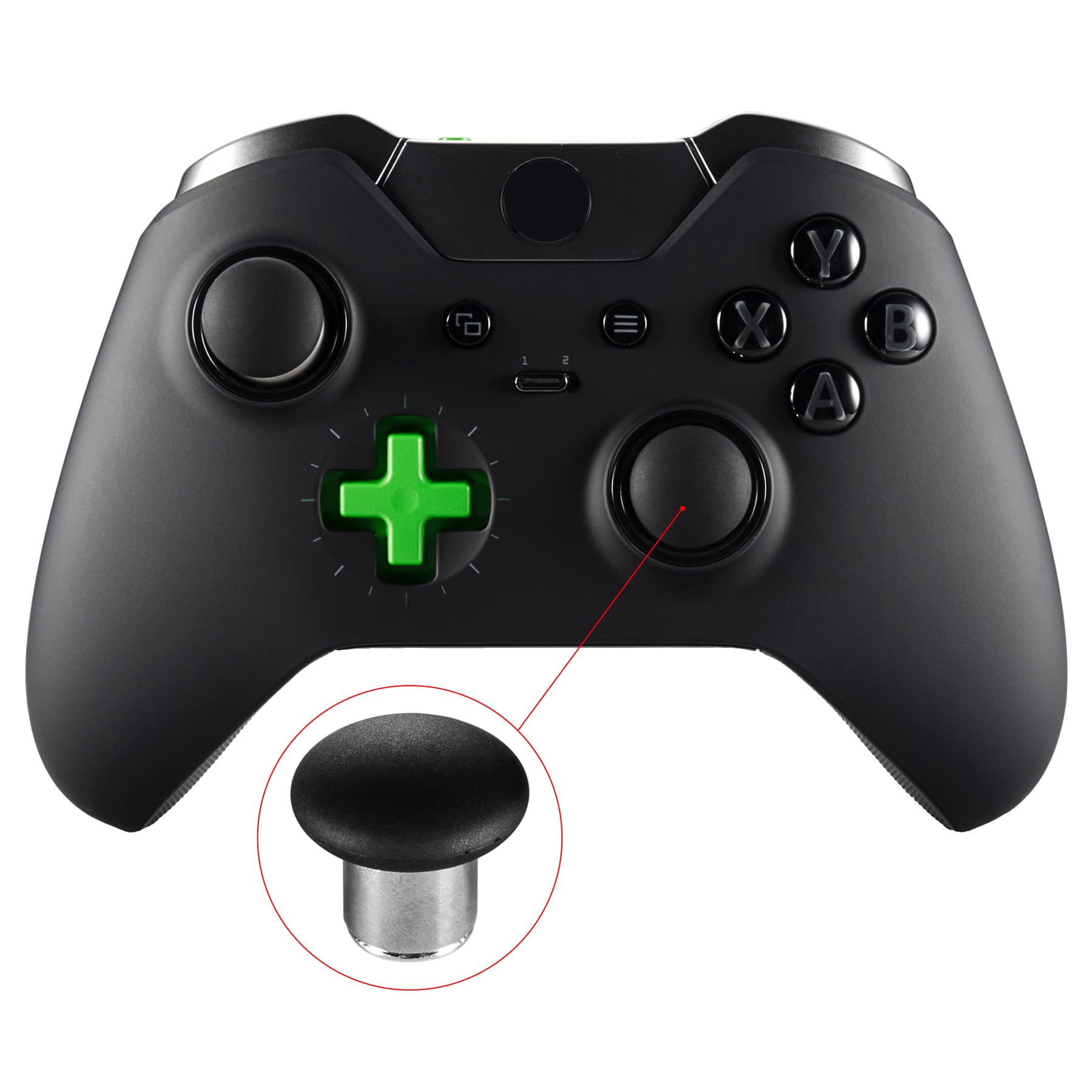 Ps4 Xbox One Magnetic Metal Thumpsticks Joysticks Analogsticks Touches à capuchons pour PS4 Xbox One S Elite Slim Pro Nintendo Switch