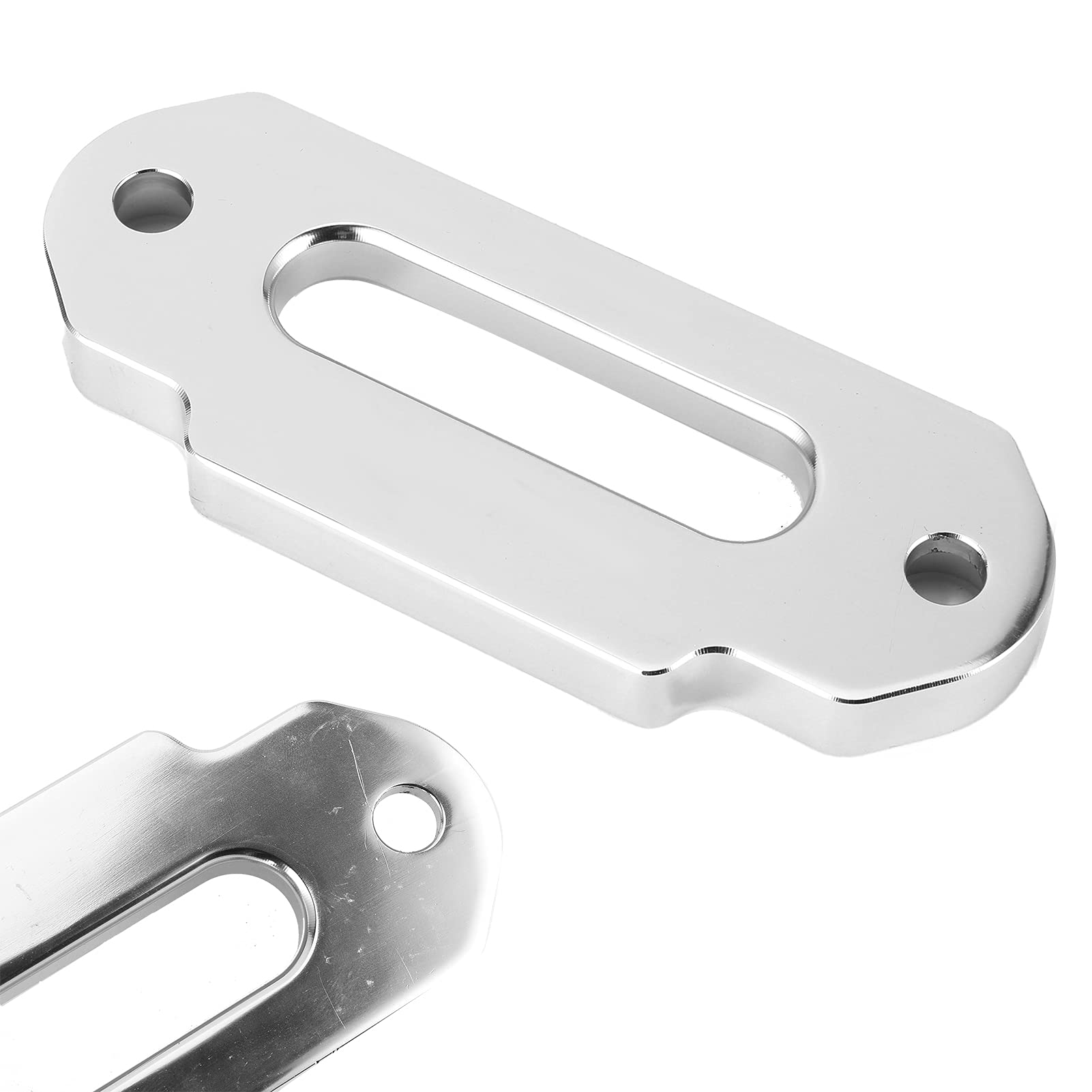 Hawse Fairleadalumin Hawse Fairlead 25004000lbs Winch Synthetic Rope Commutation en Aluminium 124 Mm HOLEPITCH Winch Votre Ligne de Corde et Un Treuil de Corde avec Synthétique Non approprié