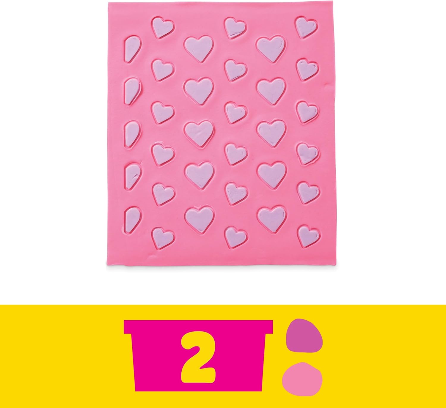 Play-Doh Barbie Hearts and Hair Set, Make Doll Clothes with Modeling Compound & 10 Fashion Accessories, Arts & Crafts for Girls & Boys 5+