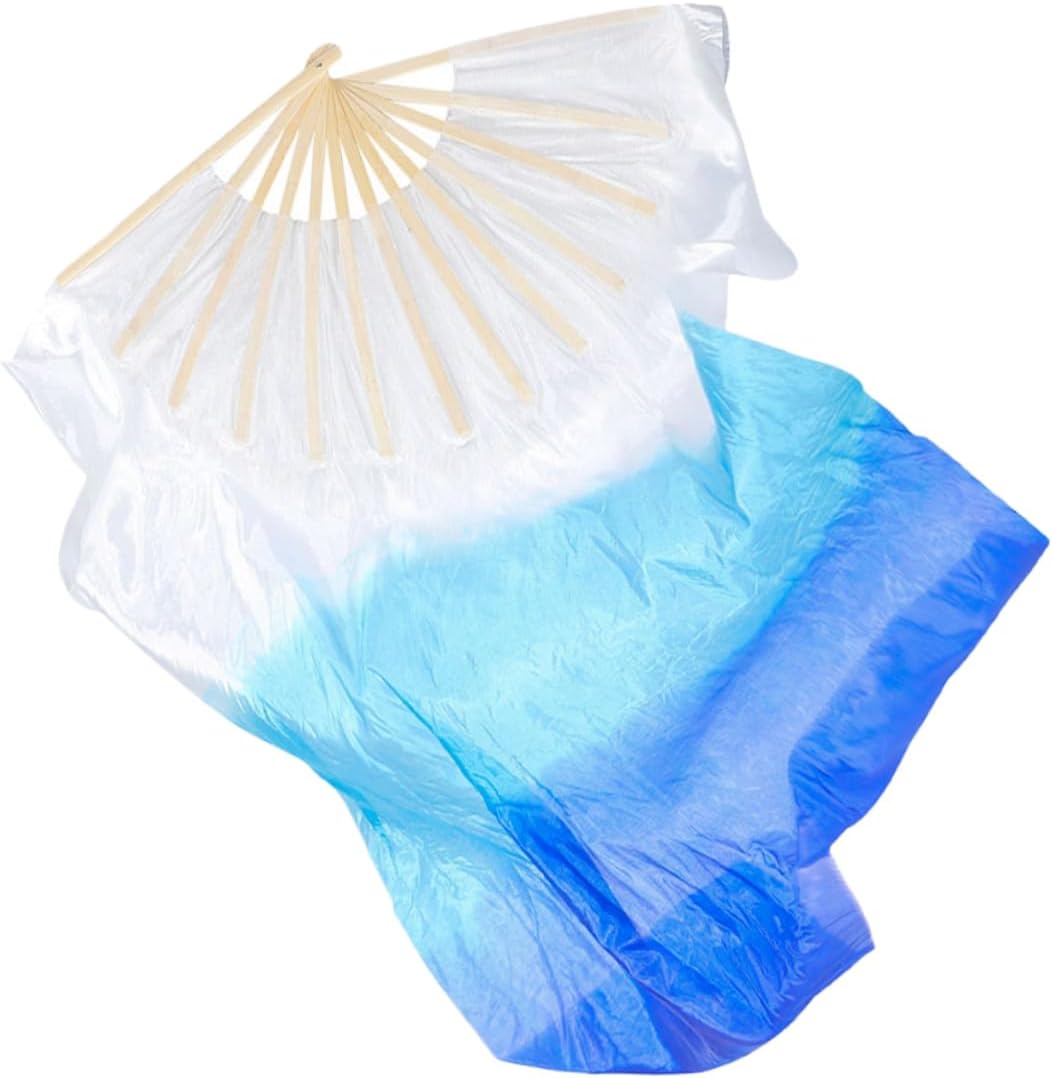 Dance Decor Decorate Performance Hand Fan Wear-resistant Fan Decor Convenient Folding Fan Practice Fan