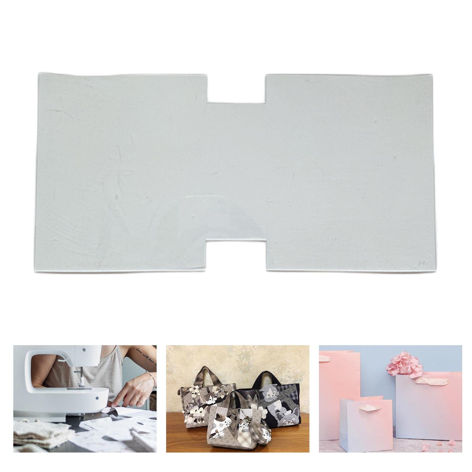 Yiju DIY Bag Patchwork Guide Sewing Transparent DIY Tote Bag Patchwork Rulers Reusable Bag Template for Grandma Girlfriend Women Mother, L