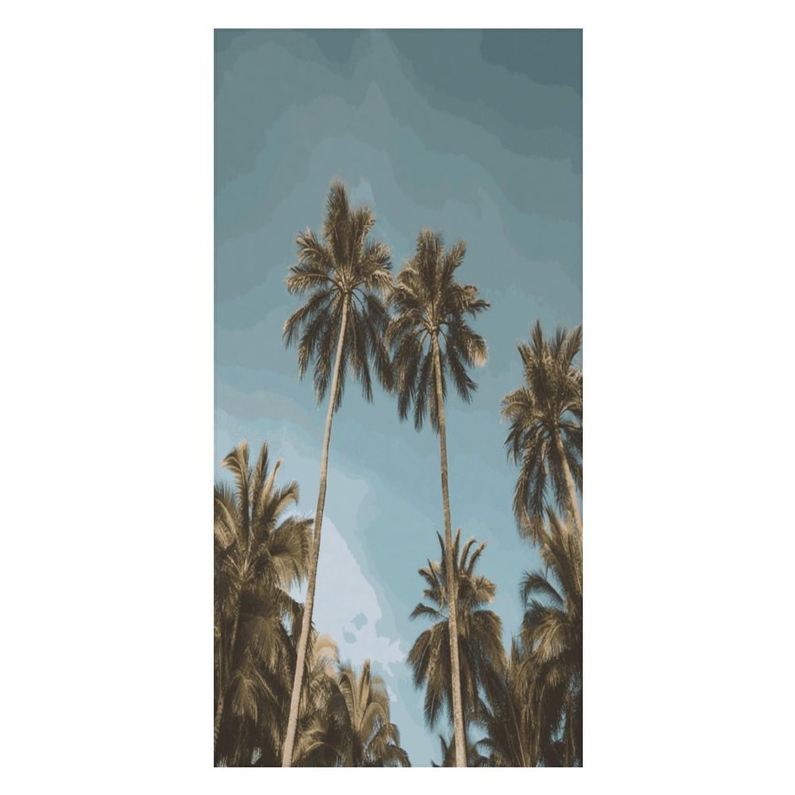 FekiLoot Tall Tropical Palm Trees Beach Towel Oversized Bath Towel Ultra Soft Pool Towel Cozy Swim Towel Silky Lounge Towel Quick Dry Travel Towel Gentle Absorbent Towel for Adults Women Men