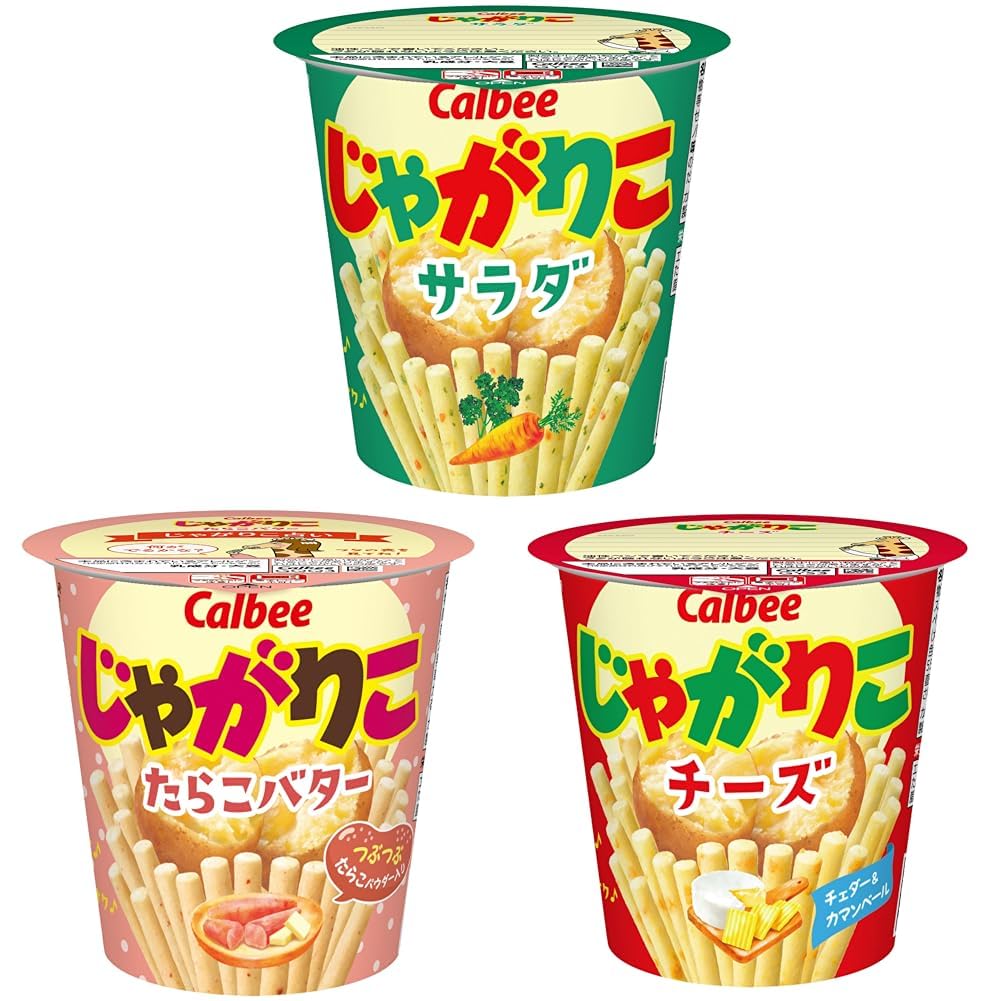 Amazon.co.jp: 【セット買い】カルビー じゃがりこサラダ 57g×12個 +