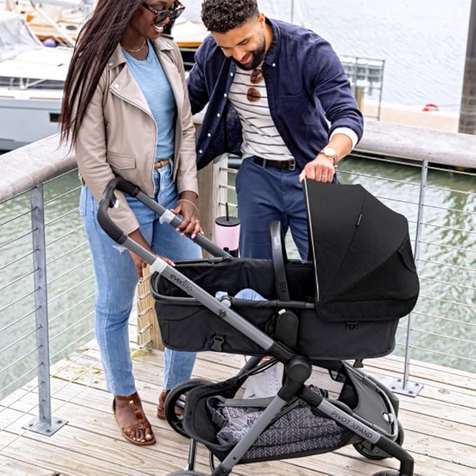 Evenflo Pivot Xpand Modular Travel System con Silla de Auto LiteMax miniatura 8