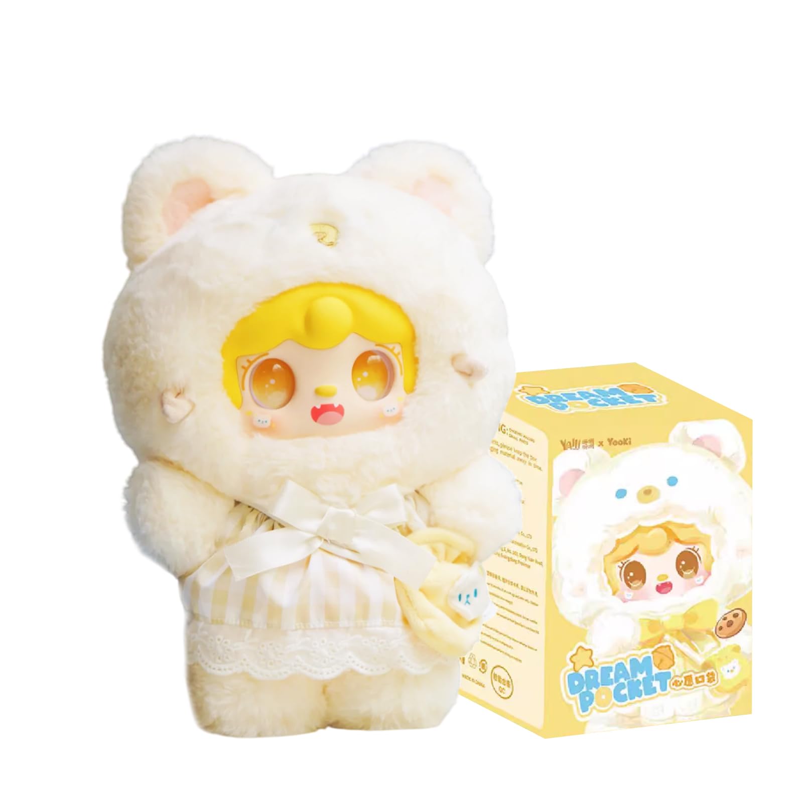CALEMBOU Plush Blind Box, Kawaii Yooki Dream Pocket Stuffed Blind Box Doll, Cute 33cm Mystery Plush Toys Collectible for Birthday Gift