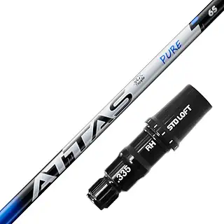 RusTick テーラーメイド用互換品スリーブ付きシャフト ATTAS RX PURE BLUE アッタス ピュア ブルー 青 日本仕様