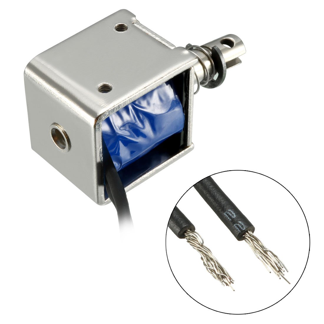 Amazon.com: uxcell DC 12V 20N 10mm Stroke Pull Type Solenoid
