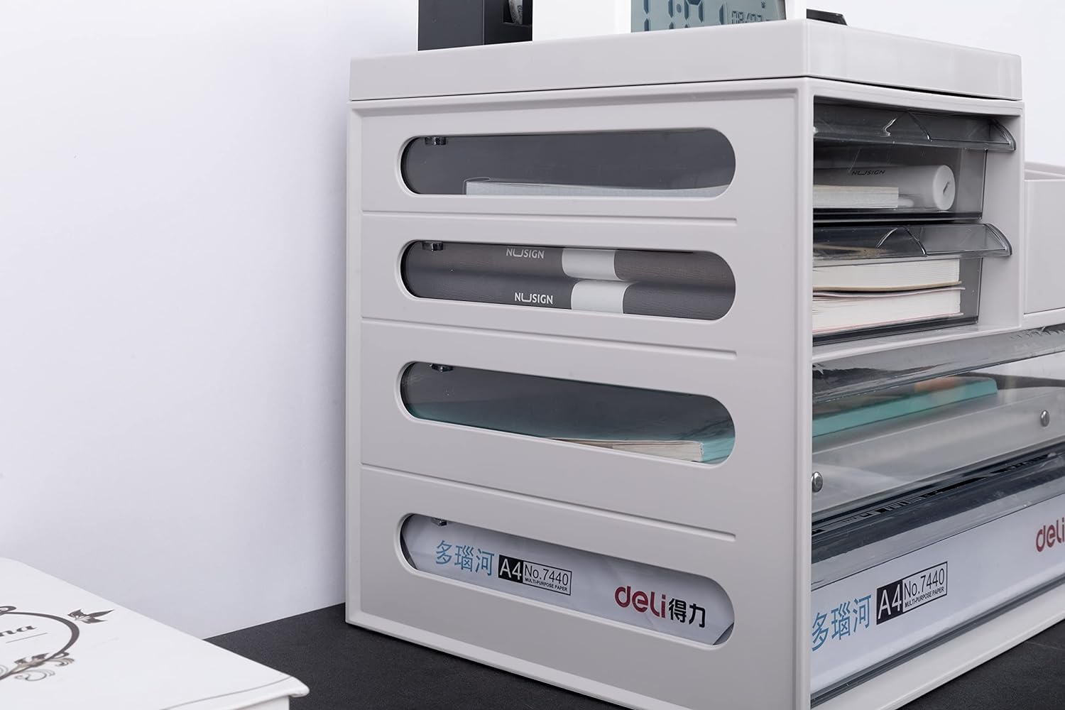 充電機能付き デスクオーガナイザー 多機能 卓上収納 Amazon | Ladruph デスクオーガナイザー 卓上収納 多機能収納