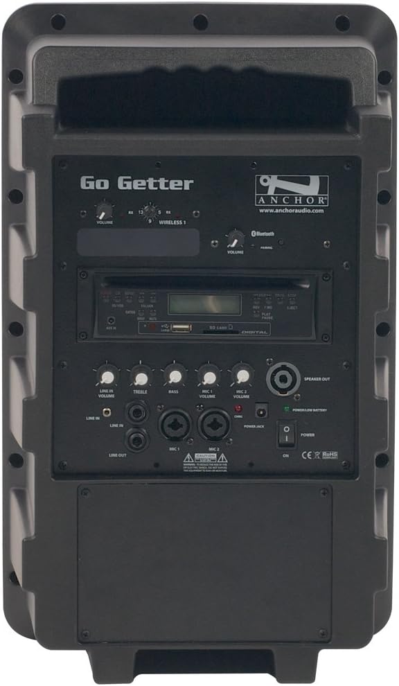 Anchor Audio Go Getter Deluxe Package with Passive Companion Speaker and One Wireless Microphone