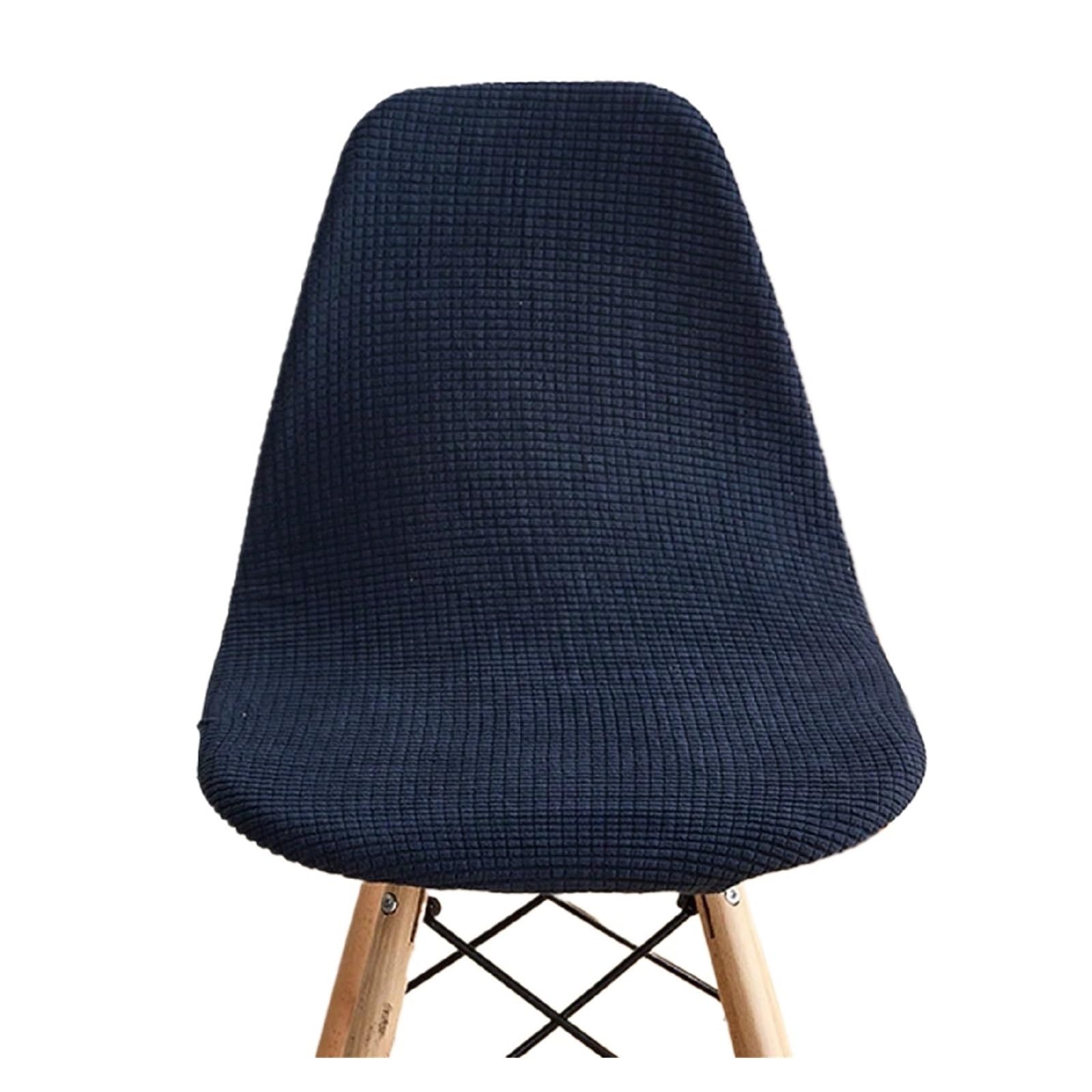 SHBHWS Jacquard Waterproof Shell Chair Cover Short Back Covers Adjustable Dining Room Seat For Bar Party for Hotel, Banquet(Color14)