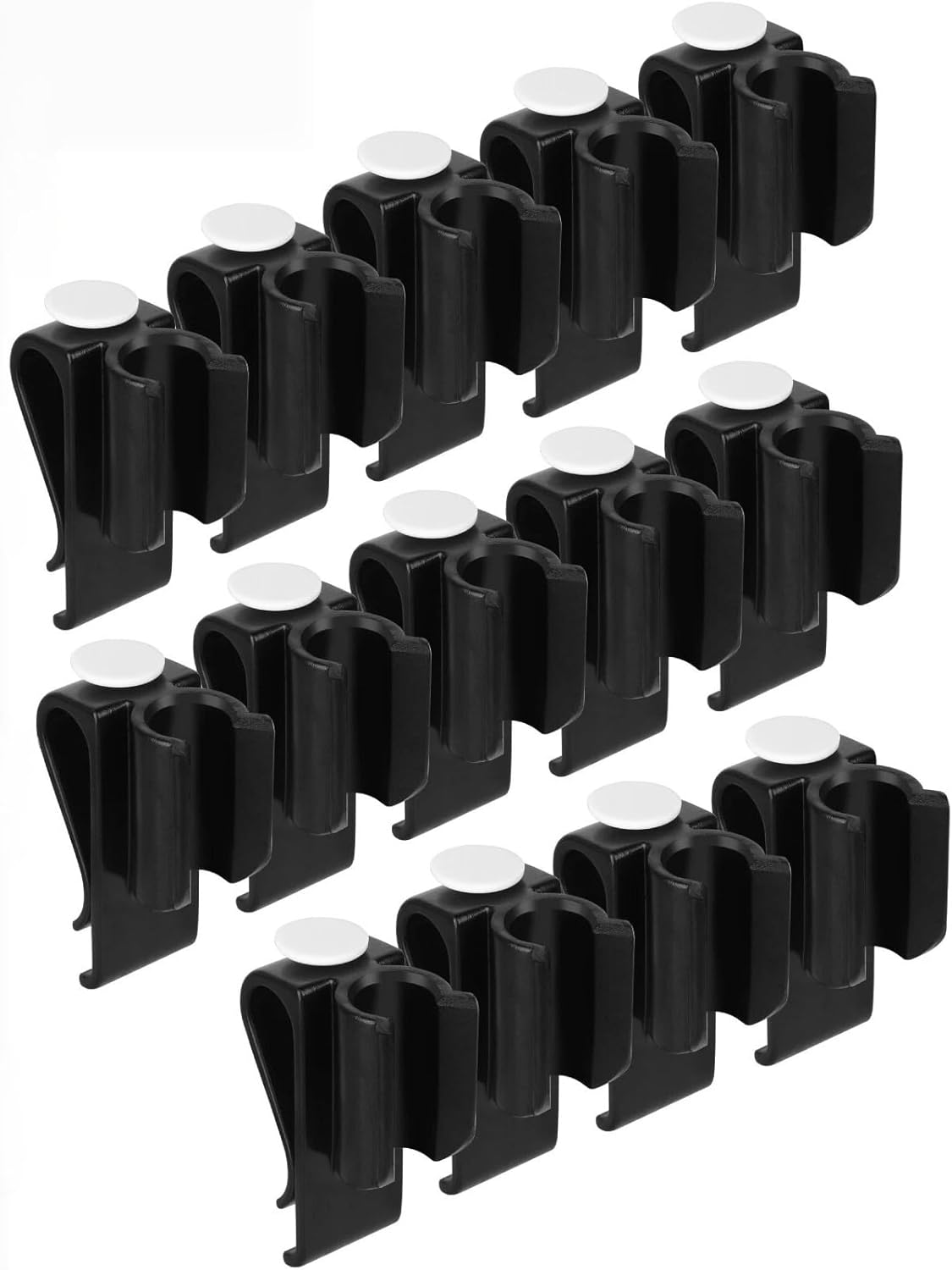 14x Plastic Golf Club Organizer Clip Putter Bag Holder Iron Driver Protector Set