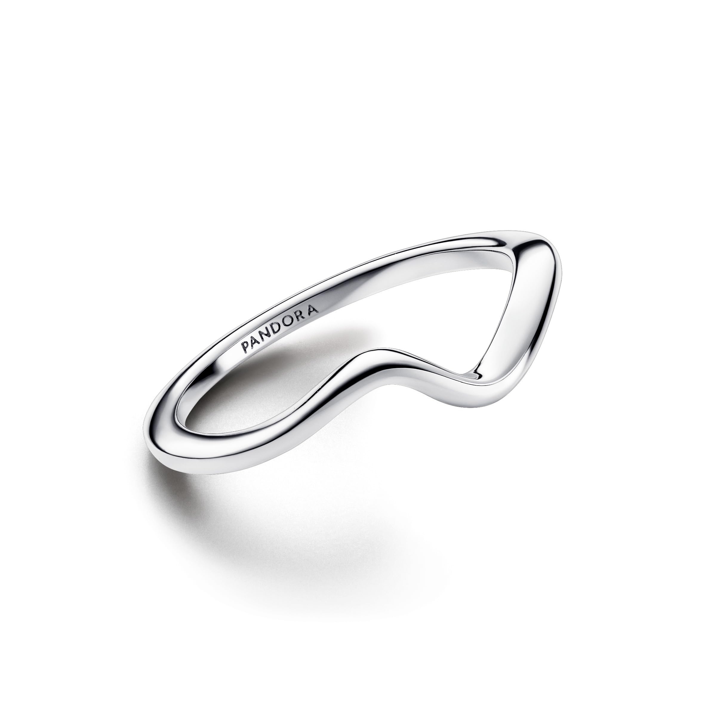Pandora Timeless Wave sterling silver ring, 50