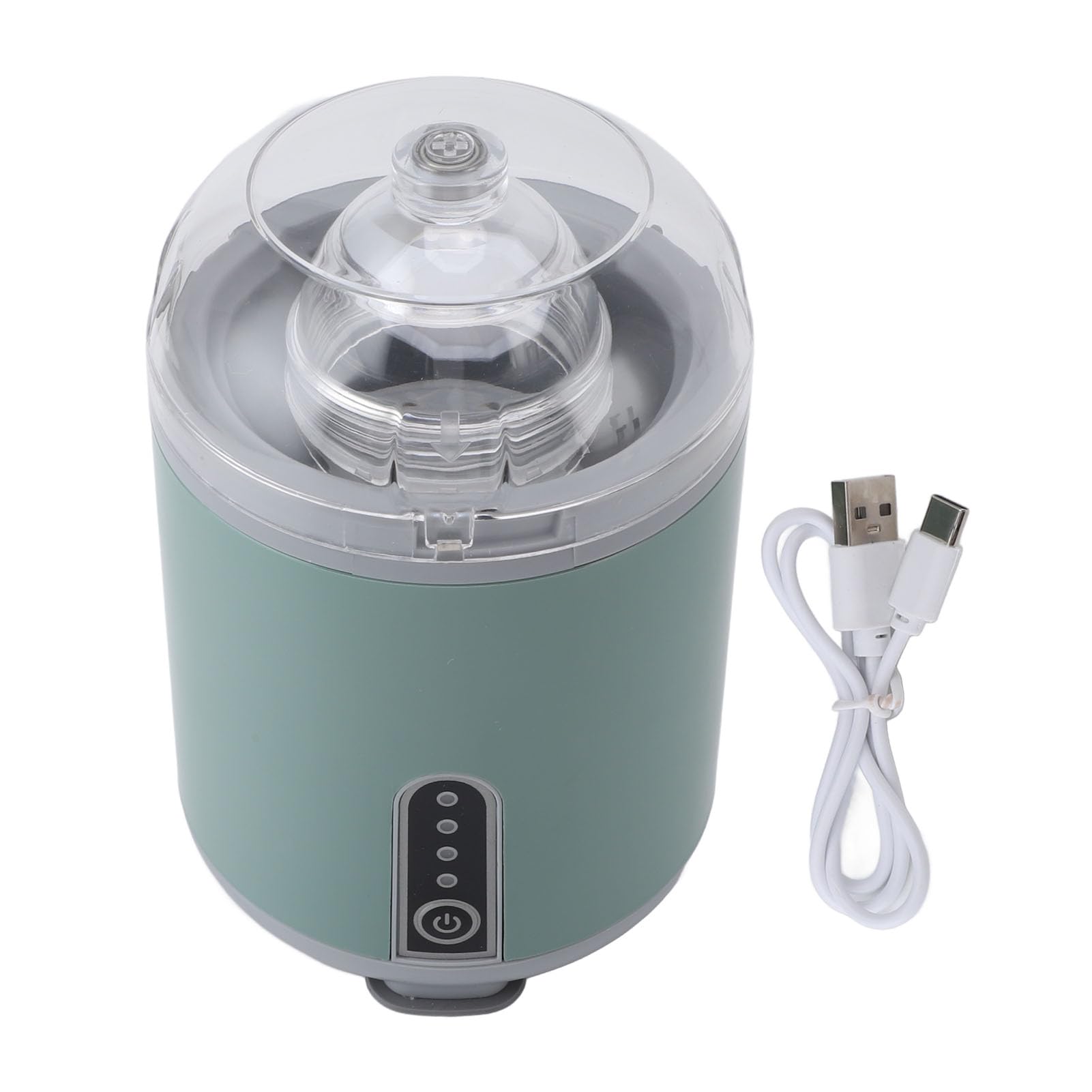 Máquina eléctrica centrífuga de huevos dorados, mezclador eléctrico de huevos, 1200 mAh, recargable, automático, mezclador de yema de huevo, accesorios de cocina para mezclar huevos (verde) 6