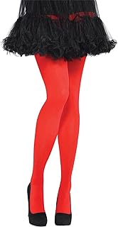 Yummy Bee - Medias rojas para mujer - Medias rojas opacas - Medias de disfraces de Halloween y Navidad - Medias de talla grande
