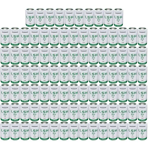 100pcs LSH20 D 3.6v Lithium Battery 13000 mAh for LSH 20 3.6 Volt Battery Non-Rechargeable