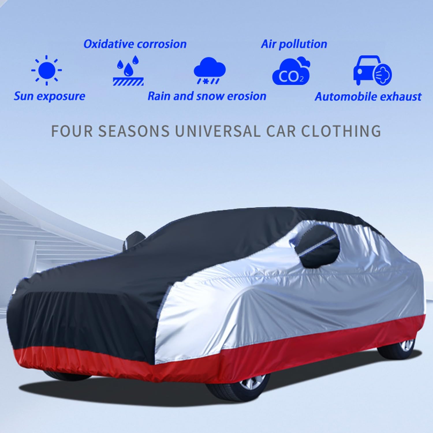 Telone Copri Auto Garage Copertura Garage Portatile Per Auto XL In Poliestere - Telone Protettivo Traspirante, Custodia Completa Telo Copri - Foto 13