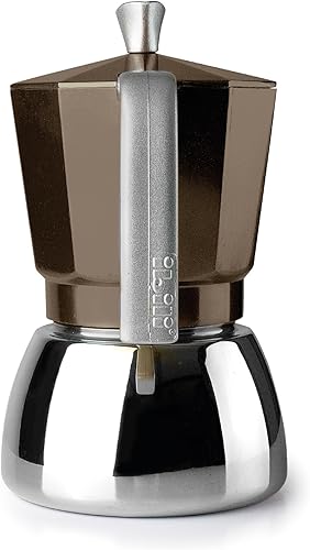 Miniatura 4 de IBILI - Máquina de café Elba Café, 3 tazas, 5.1 fl oz, aluminio fundido, base de acero inoxidable, con reductor para 2 tazas, apto para inducción