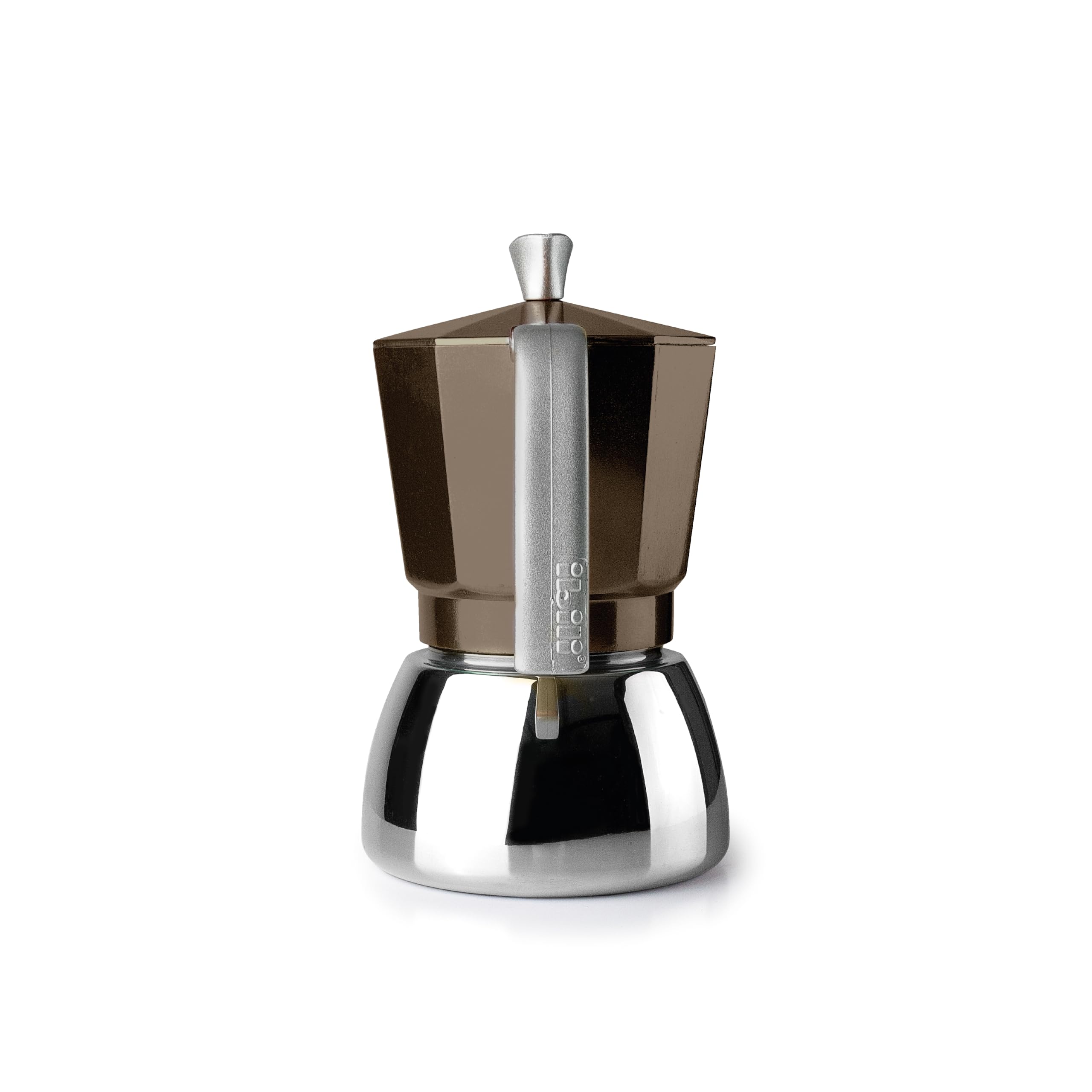 IBILI - Ekspres do kawy Elba Coffee, 6 filiżanek, 300 ml, odlew aluminiowy, podstawa ze stali nierdzewnej, nadaje się do indukcji