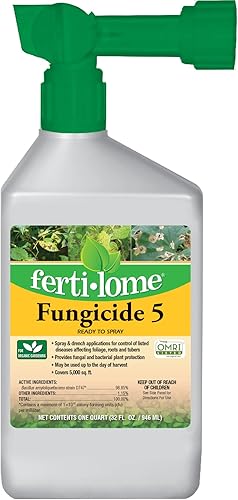 Fertiloma (16114) Fungicida 5 listo para rociar, control de enfermedades vegetales y bacterias, listado OMRI (32 oz.)