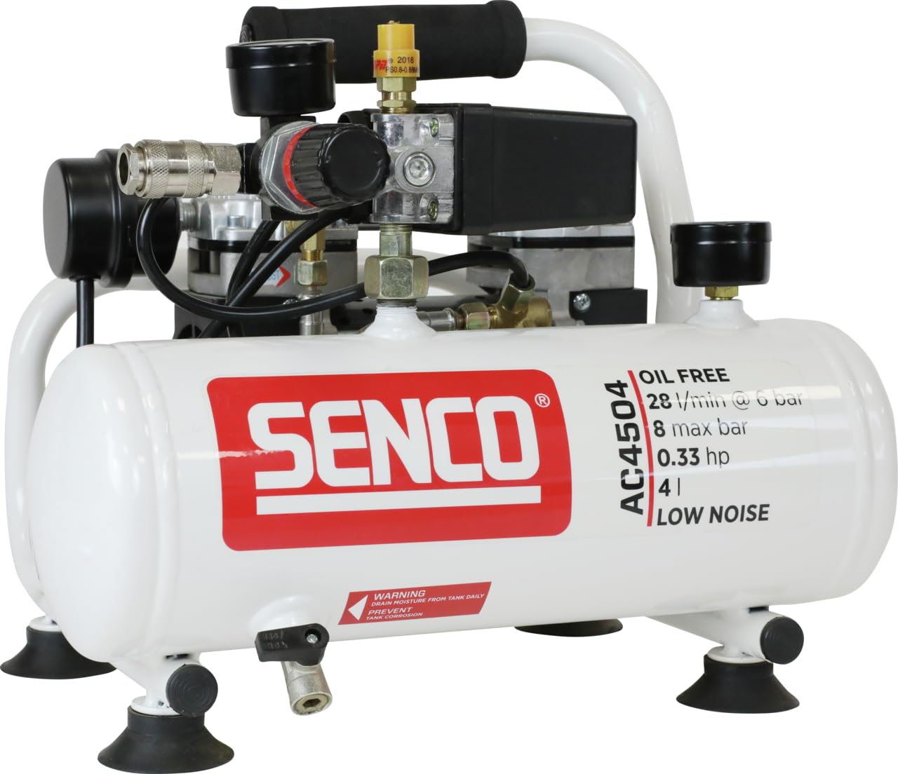 Senco AC4504 Low Noise Silent Compressor 0.33 HP 230 Volt