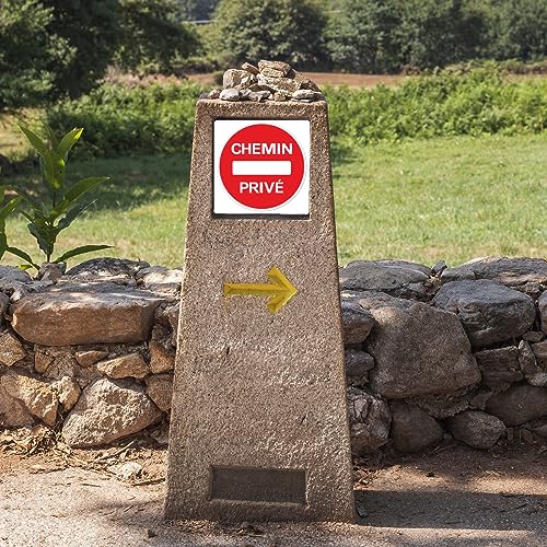 Autocollant Panneau de Sécurité Résistant Eau et UV 24cm