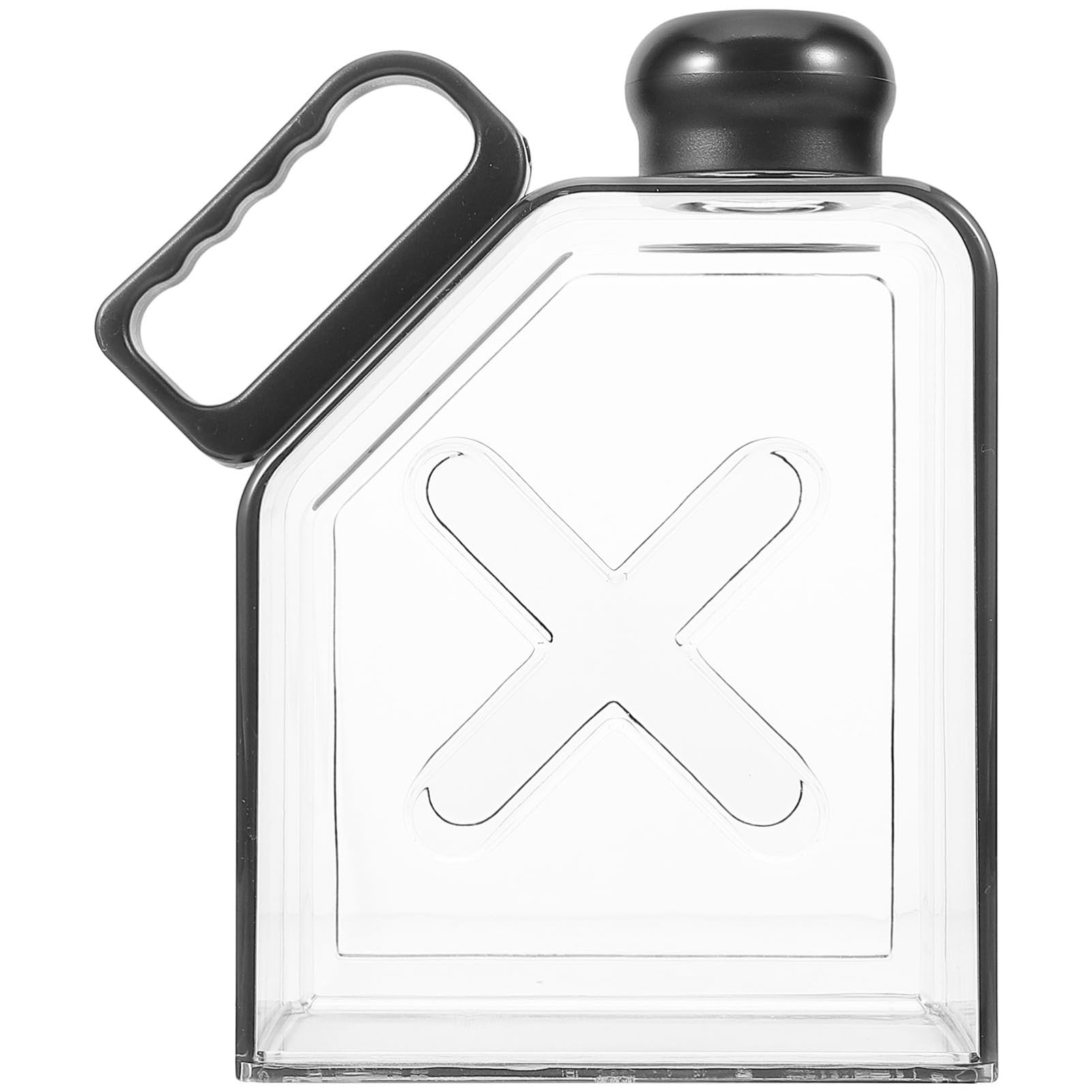 POPETPOP Tragbare Sportwasserflasche Flache Wasserflasche Für Unterwegs Flache Wasserflasche Für Die Tasche Wasserflasche Mit Griff Tragbare Wasserflasche Faltbare Wasserflaschen