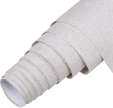 Cotton Canvas Roll for Painting Primed, 3m Long Blank Canvas Roll for Acrylic Oil Painting Linen Blend Primed Multiple Widths3m Long Width 108cm
