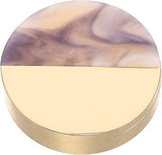 Gold 3g Metal Swivel Lid Solid Perfume Case for Travel | Reusable Pocket Fragrance Holder, Magnetic Closure, Adjustable Tension, Meetings and DIY Use