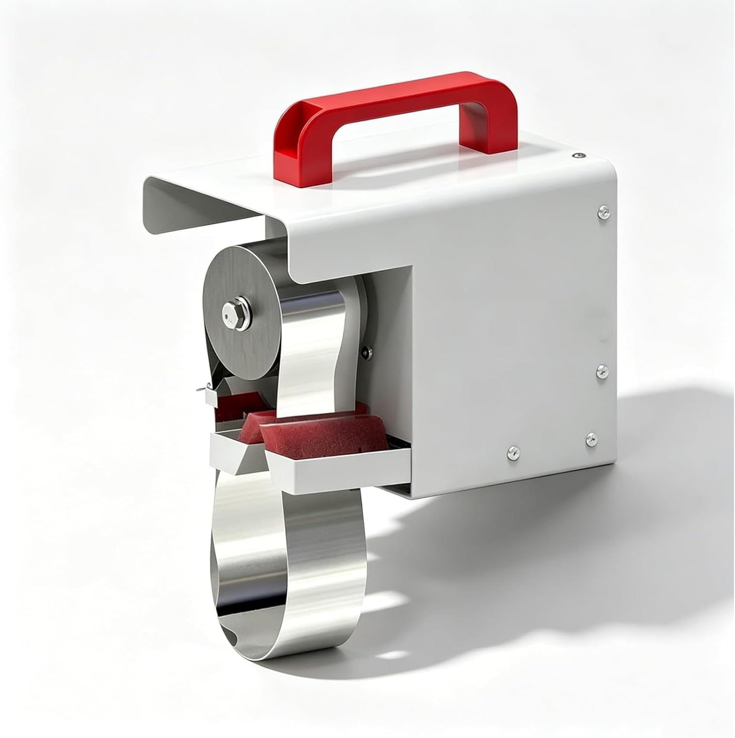 Desengrasante de aceite portátil de 220 V, desengrasante de aceite de correa de acero CNC, recuperación separador de aceite y agua, ancho de la correa 5080100 mm (35L/100 mm)