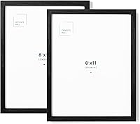 Vista 95 de Opposite Wall - Portarretratos de madera de roble macizo oscuro de 16 x 20 pulgadas - Ligero, versátil e inastillable - Póster o marco de fotos