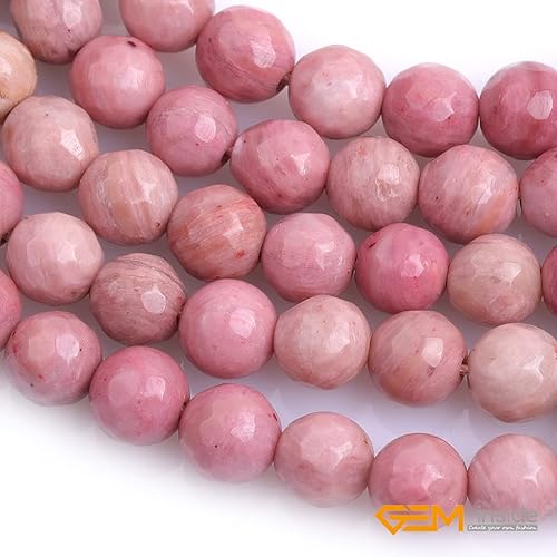 Miniatura 376 de GEM-Inside Red Orange Carnelian Gemstone Loose Beads Natural Energy Power Beads for Jewelry Making Round Faceted 8mm 15