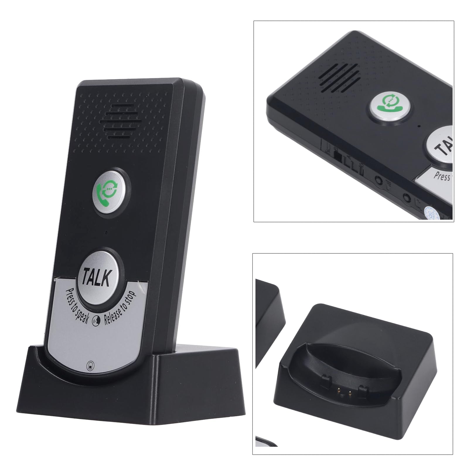 Interfono Vocale Wireless Interfono Portatile con Campanello Interfono a 2 Vie per Uso Domestico e in Ufficio