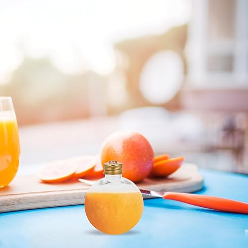 Miniatura 6 de jojofuny Adornos de bola de Navidad transparentes inastillables de 2.36 pulgadas, elegante adorno de esfera rellenable de plástico con purpurina