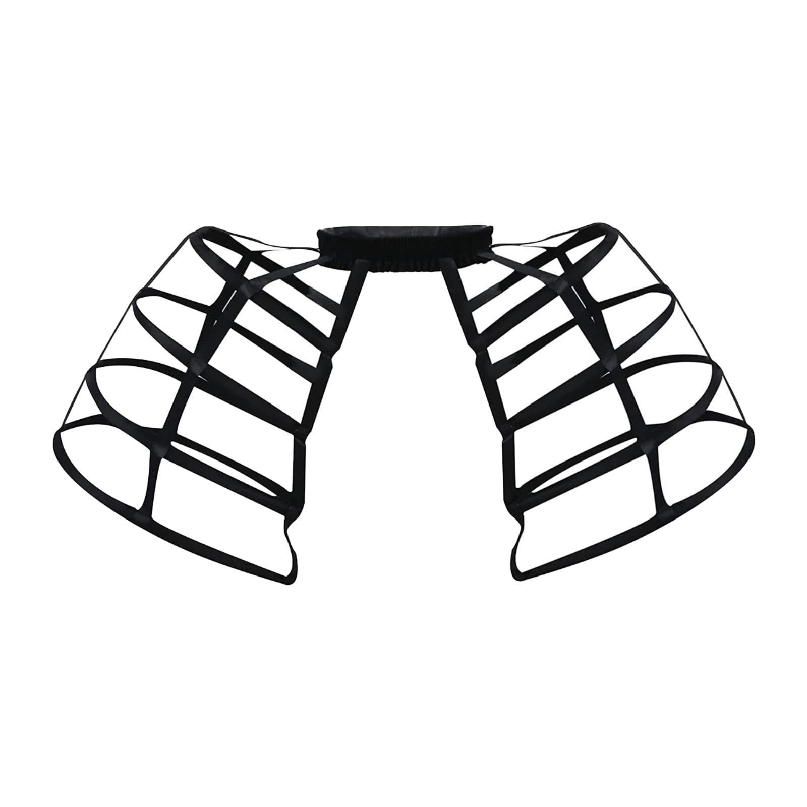 URJIX™ Cage Hoop Skirt Bilateral Petticoat Lolita Crinoline Underskirt Cage Pannier-image-11