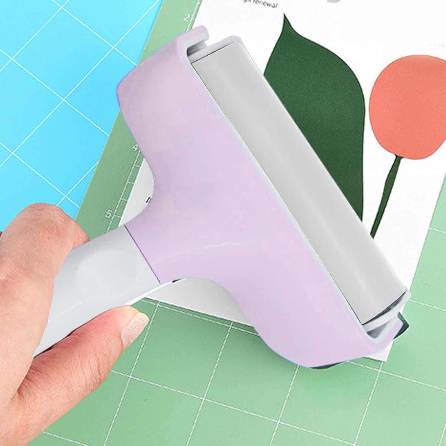 Pssopp Brayer Roller Printmaking Brayers Rubber Roller Brayer Rollers Hard Rubber,Rubber Roller Brayer for Printmaking Ink Wallpapers Stamping Gluing (Pink)