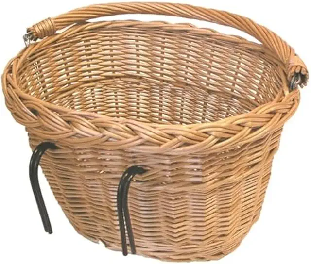 Panier en osier vélo Basil Denver Weidenkorb - Support avant/arrière