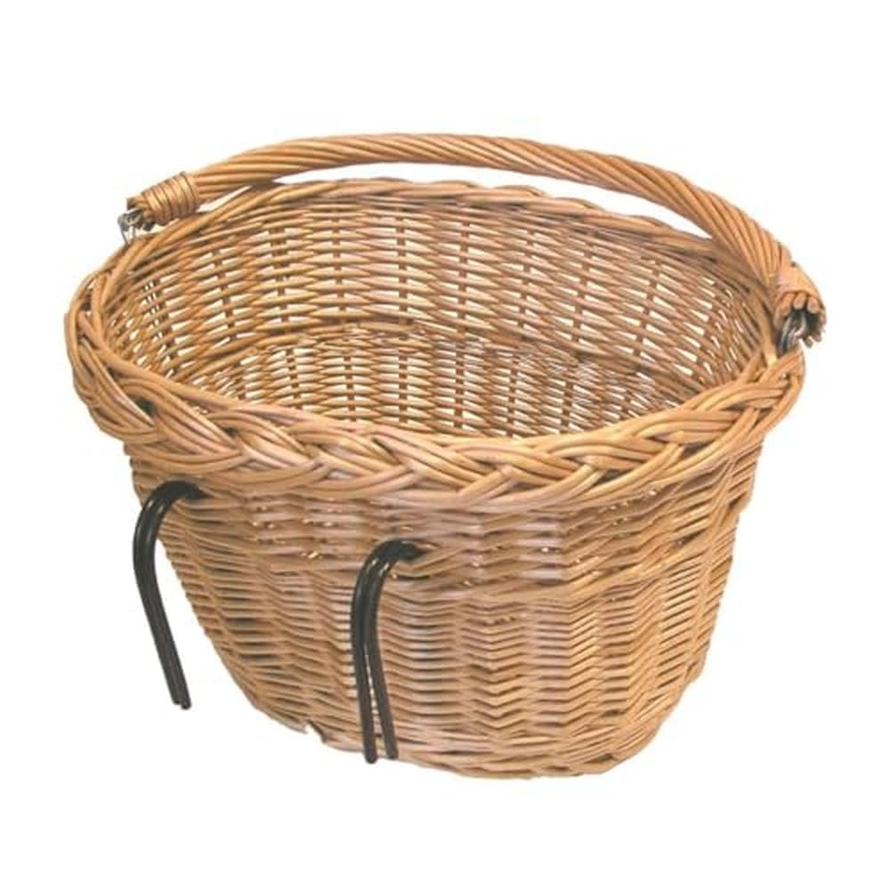Basil Wicker Oval Hook-On Front Basket