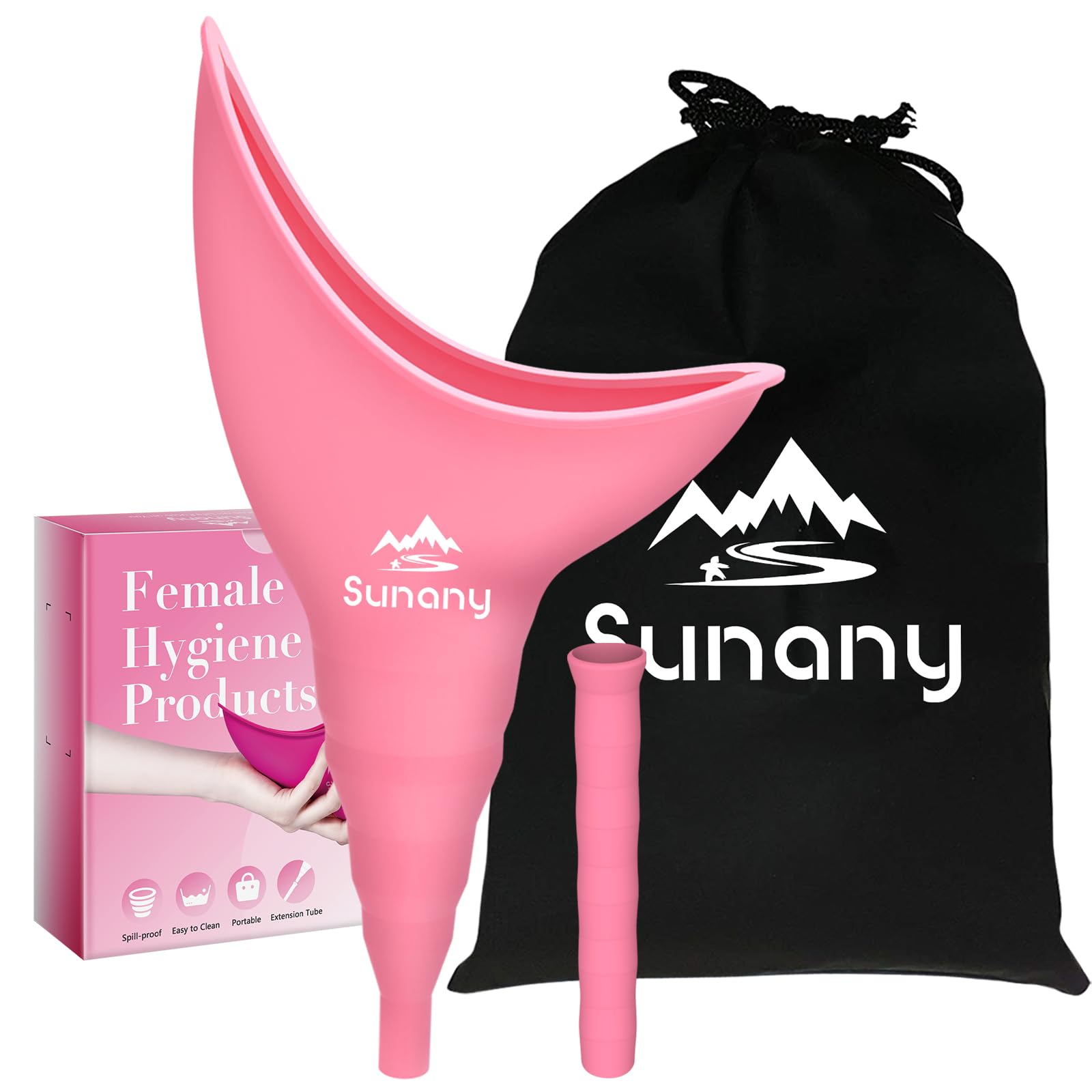 Buy Female Urination Device, Female Urinal Silicone Funnel Urine Cups