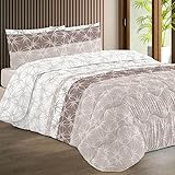 Rufino Díaz Edredón Invierno 450 gr Estampado Huelva (Beige 18-90 cm) - Otoño/Invierno - Suave y cálido para tu Descanso