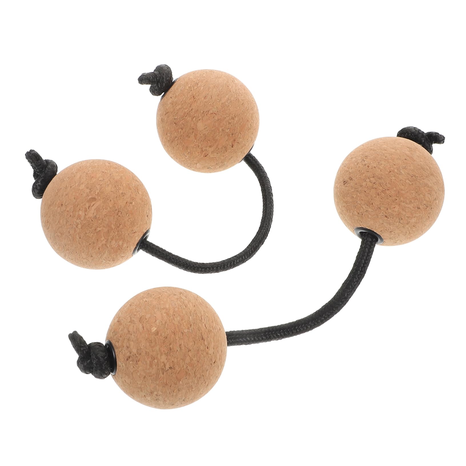 Shaker à Percussion Kashaka à Double Boule, 2 Paires