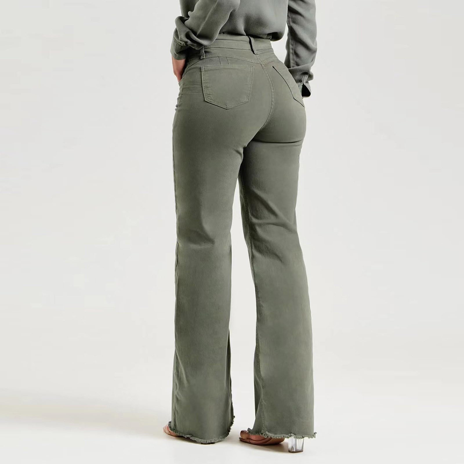 Jeans da donna a vita alta, skinny, pantaloni per il tempo libero, pantaloni in denim, pantaloni estivi da donna, lunghi per attività all'aria aperta, comodi pantaloni boyfriend, jeans slim