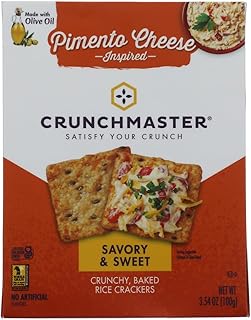 CRUNCHMASTER Pimento Cheese Crackers, 3.54 OZ